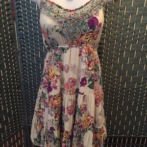 Blue Bird Embellished Sundress